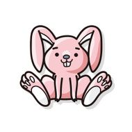 Chinese Zodiac rabbit doodle
