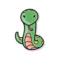 Chinese Zodiac snake doodle N2