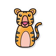 Chinese Zodiac tiger doodle N2