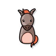 Chinese Zodiac horse doodle N2