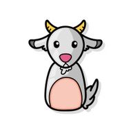 Chinese Zodiac goat doodle N2