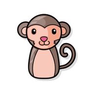 Chinese Zodiac monkey doodle N2