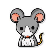Chinese Zodiac rat doodle N2