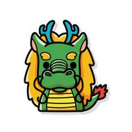 Chinese Zodiac dragon doodle N3