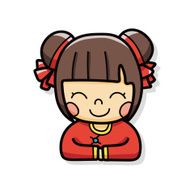 Chinese New Year child doodle N4