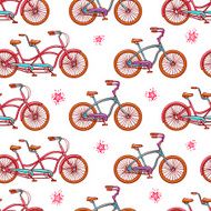 seamless vintage bicycles