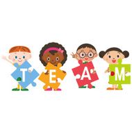 Teamwork and children
