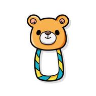 toy rattle doodle
