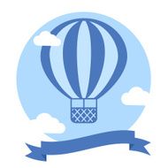Vector Hot Air Balloon Background N2