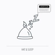 Baby hat with nodule icon Newborn cap sign N2