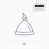Baby hat icon Newborn cap sign N2