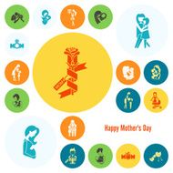 Happy Mothers Day Icons N110