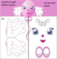 cheerful angel balloon game