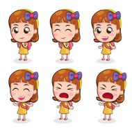 Girl in action