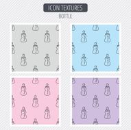 Feeding bottle icon Drink glass with pacifier N2