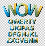 Colorful Funny Simple Font for Cartoon project Child event poster N4