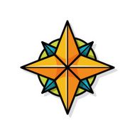 Compasses doodle N3