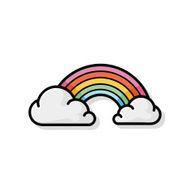 rainbow doodle
