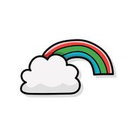 rainbow doodle N3