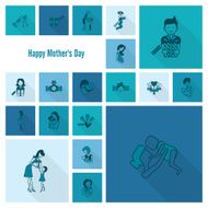 Happy Mothers Day Icons N114