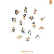 Happy Mothers Day Icons N117