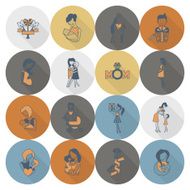 Happy Mothers Day Icons N118