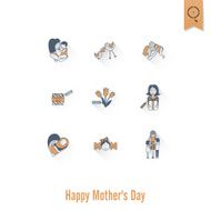 Happy Mothers Day Icons N124