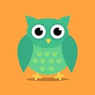 Vector Abstract Owl Design N4