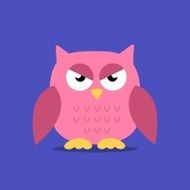 Vector Abstract Owl Design N5