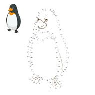 Learn to draw animal penguin vector illustration N2