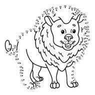 dot to lion game