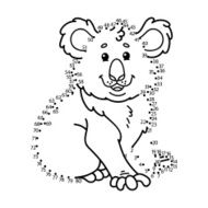 dot to koala game
