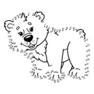 dot to bear game