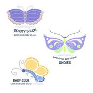 Butterfly logos
