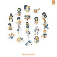 Happy Mothers Day Icons N129