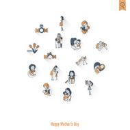 Happy Mothers Day Icons N131