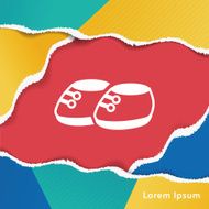 baby shoes icon N2