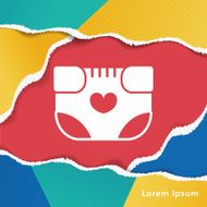 baby diaper icon