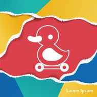 baby toy duck icon N2