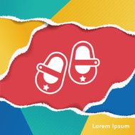 baby shoes icon N3