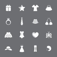Fashion and accessories icon set N20