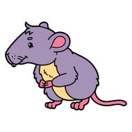 Cute vole