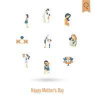 Happy Mothers Day Icons N151