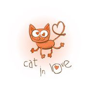 Cat in love
