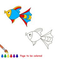 Coloring book for children Page to be color