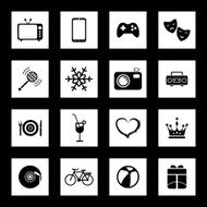 Entertainment Vecto Icons Set N5