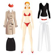 Doll with clothes N8