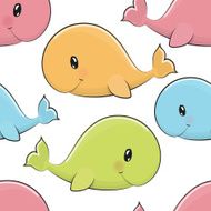 Cartoon Whale N20