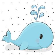 Cartoon Whale N21