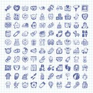 doodle baby icon